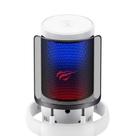 Microfone Gamer Havit GK50, RGB, Cardioide, Conexão USB-C, Branco - GK50 White