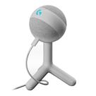 Microfone Gamer Logitech G Yeti Orb com RGB LIGHTSYNC, USB Plug and Play para Gravação de Conteúdo e Streaming, Branco - 988-000557