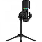 Microfone Gamer Streamplify Mic Tripod Com Tripé Preto Rgb