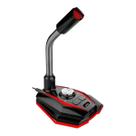 Microfone Gamer USB Mesa Omnidirecional com LED para PC