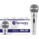 Microfone Harmonics MDC201 Dinâmico Supercardióide Prata Microfone Harmonics MDC201 Dinâmico Supercardióide Prata