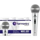 Microfone Harmonics Mdc201 Dinâmico Supercardióide Prata Microfone Harmonics Mdc201 Dinâmico Supercardióide Prata