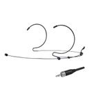 Microfone Headset c/fio,Bilateral,Cápsula 4 mm,Rosca Interna,Preto p/ Bodypack Karsect, JWL, Kadosh