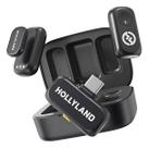 Microfone Hollyland Lark A1 Combo Duo Usbc e Lightning