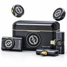 Microfone Hollyland Lark M2 Duo Combo Duplo Para 2 Pessoas USBC, Lightning e Camera preto Microfone Hollyland Lark M2 Duo Combo Duplo Para 2 Pessoas USBC, Lightning e Camera preto