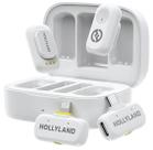 Microfone Inalámbrico Sem Fio Hollyland Lark A1 Combo Branco Microfone Inalámbrico Sem Fio Hollyland Lark A1 Combo Branco