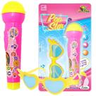 MIcrofone Infantil Luz Som E Óculos Brinquedo - Atacarejo Kids
