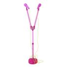 Microfone Infantil Rosa C/ Som E Entrada Mp3 Criança Cantar - Bbr