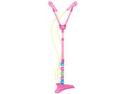 Microfone Infantil Rosa C/ Som E Entrada Mp3 - Dm Toys