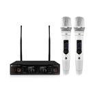 Microfone Kadosh K-502M Branco Duplo Sem Fio Recarregável Profissional - K502M