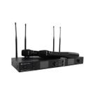 Microfone Kadosh K-522M sem fio duplo bastão Microfone Kadosh K-522M sem fio duplo bastão