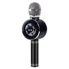 Microfone Karaoke Bluetooth Sem Fio Led MT-1035 Tomate