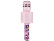 Microfone Karaokê Bluetooth Teen Star 5W Rosa Mk301 Oex