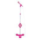 Microfone Karaoke com Pedestal Use no Celular Cantar Criança Musica Menina