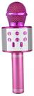 Microfone karaokê Sem Fio Rosa Portátil Player De Pink Karaokê