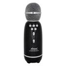Microfone Karaoke Sem Fio USB P2 Voz Grava Bluetooh Reporter