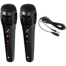 Microfone KIT 2UND C/FIO 2,5M Sortido