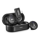 Microfone Lapela 2,4G Lightning p/Ios Preto Microfone Lapela 2,4G Lightning p/Ios Preto