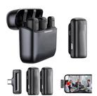 Microfone Lapela Celular Sem Fio Duplo Profissional
