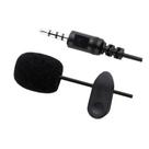 Microfone Lapela Conexão 1m P2 3,5mm Para Notebook PC ou Gravador