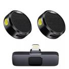 Microfone Lapela Duplo Redondo Profissional Magnético compatível Iphone 11 12 13 14 / Sem Fio Microfone Lapela Duplo Redondo Profissional Magnético compatível Iphone 11 12 13 14 / Sem Fio