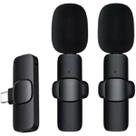Microfone Lapela K9 Duplo Para Android Tipo-C Sem Fio