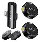 Microfone Lapela Kaidi KMF4 Com Imã Anti Ruido Redondo