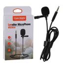 Microfone Lapela Lavalier Profissional 3.5mm P2 Aux
