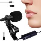 Microfone Lapela Profissional Ci18 Para Gravações