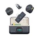 Microfone Lapela Sem Fio Compativel com iPhone E Samsung Hifi Dog 2LC Nota Fiscal Original Duplo Garantia