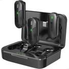 Microfone Lapela Sem Fio Duplo Type-c Hrebos Premium
