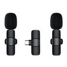 Microfone Lapela Sem Fio e Alto-Falante Bluetooth Tipo C Duo