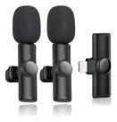 Microfone Lapela Sem Fio Mk-09 Preto