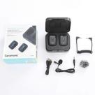 Microfone lapela sem fio p/ câmeras e dispositivos móveis Microfone lapela sem fio p/ câmeras e dispositivos móveis