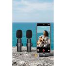 Microfone Lapela Sem Fio p/ iPhone - Áudio Profissional Pret