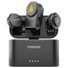Microfone lapela sem fio pa2 para camera wave t5 preto wm650 maono