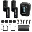 Microfone Lapela Sem Fio Quadrúplo Para Câmeras, Computador E Smartphones - Saramonic Blink500 Pro B8