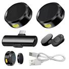 Microfone Lapela Tipo-c Duplo Redondo Magnético compatível Samsung S22 S23 S24 A55 M15