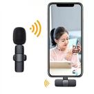 Microfone Lapela Wireless Sem fio para Iphone Ipad Lightning Plug In Play