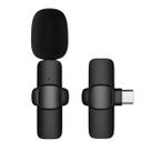 Microfone Lapela Wireless USB C Receptor Clip On