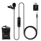 Microfone Lavalier Movo LV1-USB para computador e smartphones