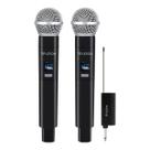 Microfone leson ls302 duplo sem fio