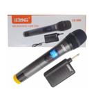 Microfone Locutor Le-909 Sem fio Profissional Para Cantores