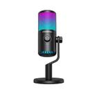 Microfone Maono DM30 Gamer RGB USB Preto Ideal para Jogos, Lives, Podcasts e Aulas Online