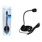 Microfone Mesa PC Flexível Alta sensibilidade Skype Gamer G MESA