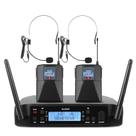 Microfone MicPro Sem Fio Duplo Glxd4 Headset 2 Anos Garantia
