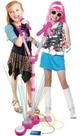 Microfone Musical infantil Duplo Pedestal Rock Girl 120CM