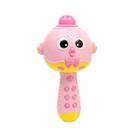 Microfone Musical Infantil Rosa Interativo com Luz e Som Microfone Musical Infantil Rosa Interativo com Luz e Som