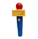 Microfone Musical Profissional Amplifica A Voz com Luzes Coloridas e som Marca Pica Pau Brinquedo Microfone Musical Profissional Amplifica A Voz com Luzes Coloridas e som Marca Pica Pau Brinquedo