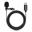 Microfone omnidirecional USB Lavalier com clipe de lapela Movo M1